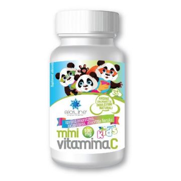 Mini Vitamina C 100 mg Helcor 30 comprimate de supt (TIP PRODUS: Suplimente alimentare, Concentratie: 100 mg)