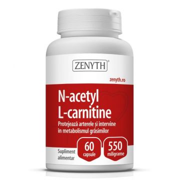 N-Acetyl L-Carnitine Zenyth 60 capsule (Concentratie: 550 mg)