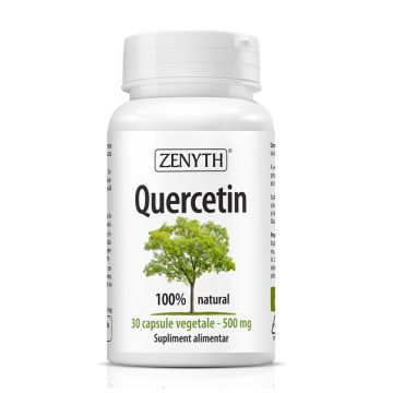 Quercetin 500mg, Zenyth (Gramaj: 30 capsule, Concentratie: 500 mg)