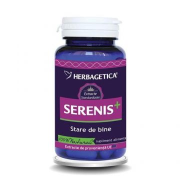 Serenis Plus Herbagetica capsule (Ambalaj: 60 capsule, Concentratie: 350 mg)