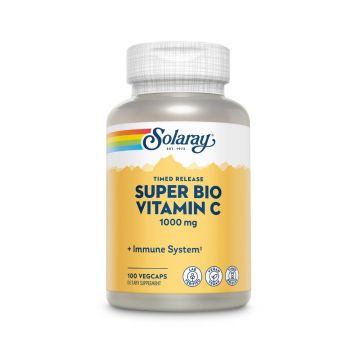 Vitamin C 1000 mg SECOM Solaray capsule (Concentratie: 1000 mg, TIP PRODUS: 100 capsule)