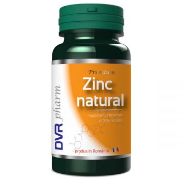 Zinc Natural DVR Pharm 60 capsule (TIP PRODUS: Suplimente alimentare, Concentratie: 400 mg)