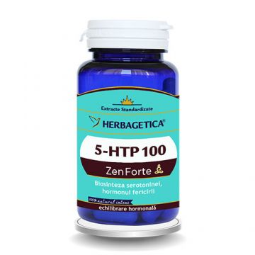 5-HTP Zen Forte Herbagetica (Ambalaj: 60 capsule)