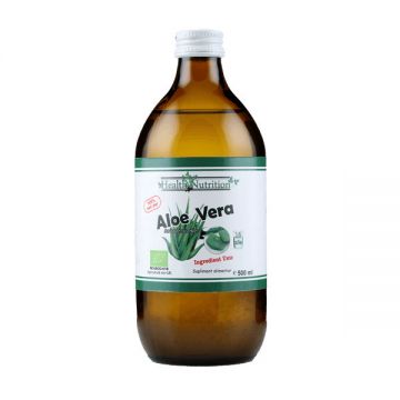Aloe Vera suc organic 100% pur 500 ml Health Nutrition