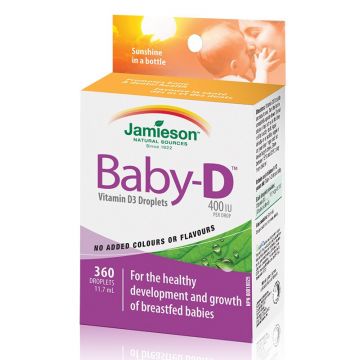 Baby-D3 Vitamina D picaturi pentru copii 11.7ml Jamieson