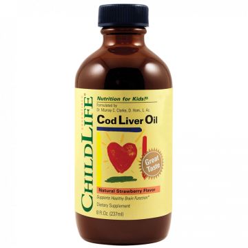 Cod Liver Oil pentru copii SECOM ChildLife 237 ml