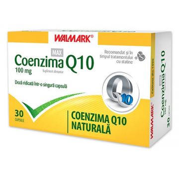 Coenzima Q10 Max 100 mg Walmark 30 capsule (Ambalaj: 30 capsule)