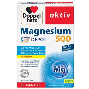 Doppelherz Aktiv Magneziu Depot 500 mg 30 Comprimate
