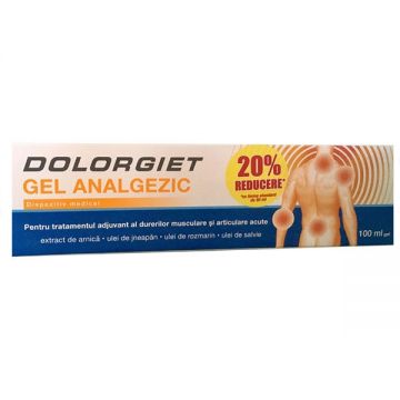 Gel analgezic Dolorgiet Zdrovit (Ambalaj: 100 ml)