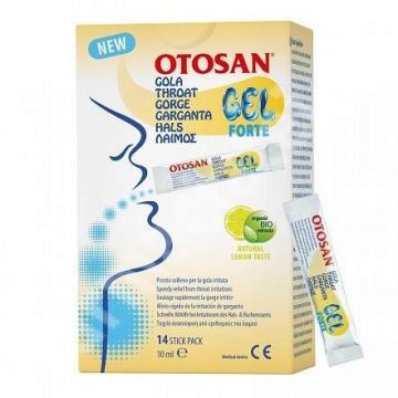 Gel Gat Forte, 14 plicuri x 10 ml, Otosan