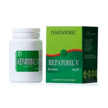 Hepatobil V Plantavorel 40 tablete