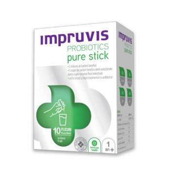 Impruvis Probiotice Pure Stick 10 plicuri