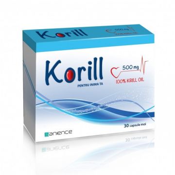 Korill ulei pur de krill 30 capsule