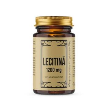 Lecitina, 1200 mg, 60 capsule moi, Remedia