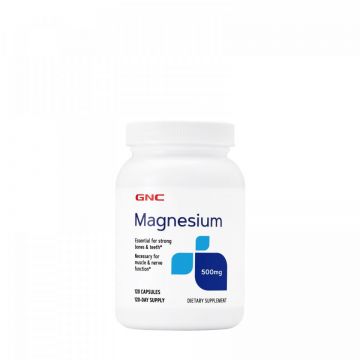 Magneziu 500 mg 120 capsule, GNC