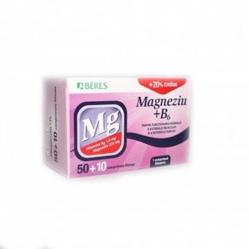 Magneziu + B6 50 comprimate Beres