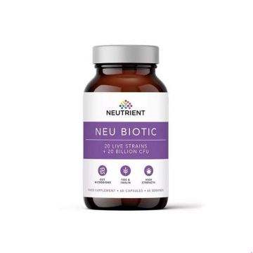 Neu Biotic Multi Strain Probiotic 20 miliarde, 60 capsule, Neutrient