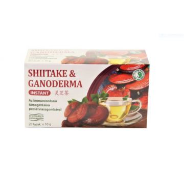 Shiitake si Ganoderma Ceai Instant Dr. Chen Patika Mixt Com 20 plicuri