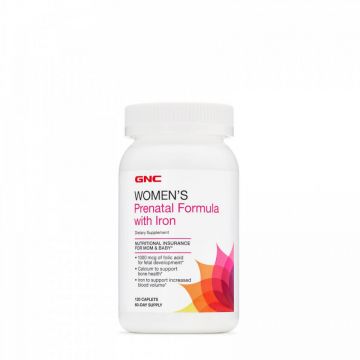 Women's Prenatal Formula cu fier 120 tablete GNC