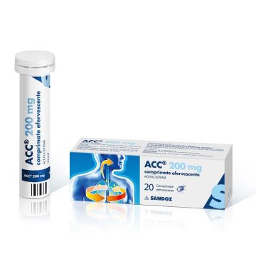 ACC 200 mg 20 comprimate efervescente