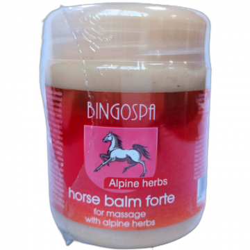 Balsam puterea calului forte ierburi alpine 500g - BINGO SPA Balsam puterea calului forte ierburi alpine 500g - BINGO SPA