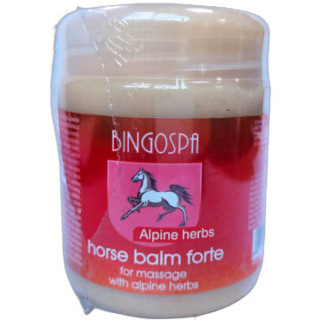 Balsam puterea calului forte ierburi alpine 500g - BINGO SPA