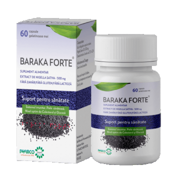 Baraka Forte, 500 mg, 60 capsule moi, Pharco