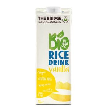 Bautura bio din orez cu vanilie, 1000 ml, The Bridge