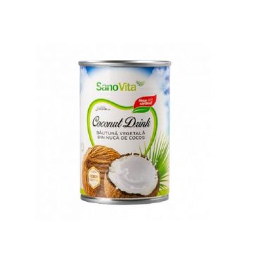 Bautura vegetala din nuca de cocos, 400 ml, Sanovita Bautura vegetala din nuca de cocos, 400 ml, Sanovita