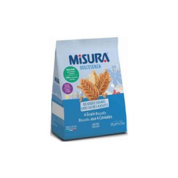 Biscuiti 4 cereale, 120 g, Misura