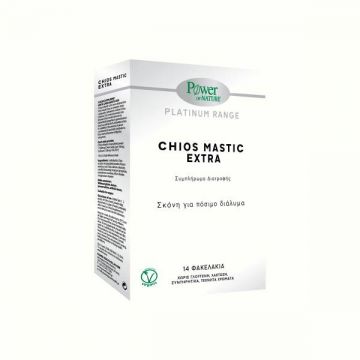 CHIOS MASTIC EXTRA Platinum cu indulcitori 14 plicuri - Power of Nature