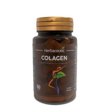 Colagen marin hidrolizat complex, 60 capsule, Herbaceutic