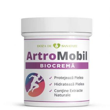 Crema pentru articulatii Artro Mobil Biocrema, 250 g, Doza de Sanatate