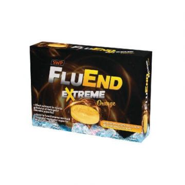 FluEnd Extreme cu aroma de portocale, 16 comprimate, Sun Wave Pharma