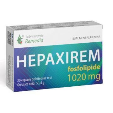 HEPAXIREM FOSFOLIPIDE 30 Capsule - REMEDIA HEPAXIREM FOSFOLIPIDE 30 Capsule - REMEDIA