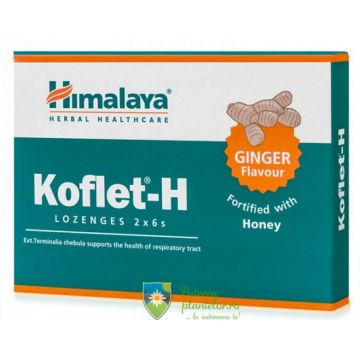 Koflet-H Ghimbir 12 comprimate pentru supt