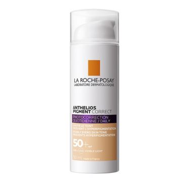La Roche-Posay Anthelios Pigment Correct SPF 50 Crema colorata anti-pete pigmentare 50 ml