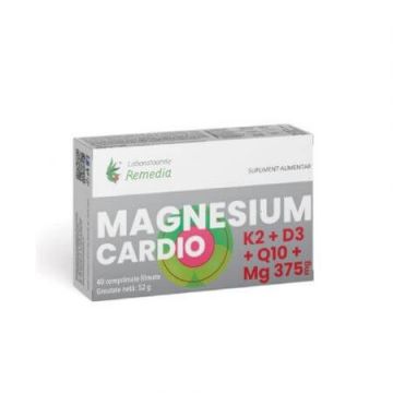 Magnesium Cardio, 40 comprimate filmate, Remedia