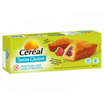 Mini chec fara gluten si lactoza cu crema de capsuni, 210 g, Cereal Mini chec fara gluten si lactoza cu crema de capsuni, 210 g, Cereal