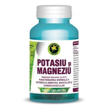 POTASIU CU MAGNEZIU 60CPS - HYPERICUM