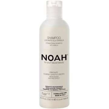 Sampon natural pentru indreptarea parului cu extract de vanilie, 1.8, Noah, 250 ml Sampon natural pentru indreptarea parului cu extract de vanilie, 1.8, Noah, 250 ml