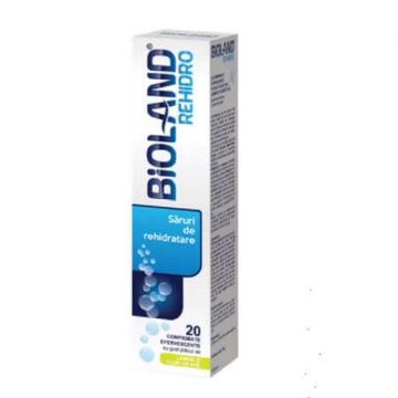 Saruri de rehidratare, 20 cpr efervescente, Bioland Saruri de rehidratare, 20 cpr efervescente, Bioland