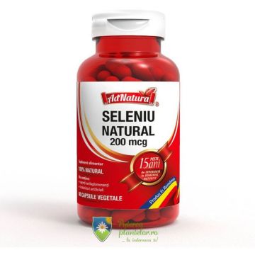 Seleniu natural 60 capsule Seleniu natural 60 capsule