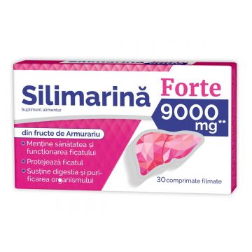 Silimarină Forte 9000 mg, 30 comprimate, Natur Produkt Silimarină Forte 9000 mg, 30 comprimate, Natur Produkt