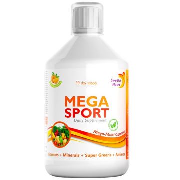 Swedish Nutra Mega Sport Complex Lichid 500 ml