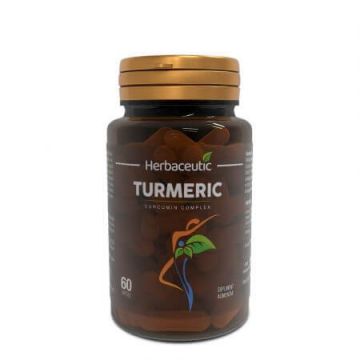 Turmeric Curcumin complex, 60 capsule, Herbaceutic Turmeric Curcumin complex, 60 capsule, Herbaceutic