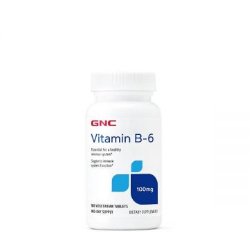 Vitamina B-6 100 mg (255215), 100 tablete, GNC