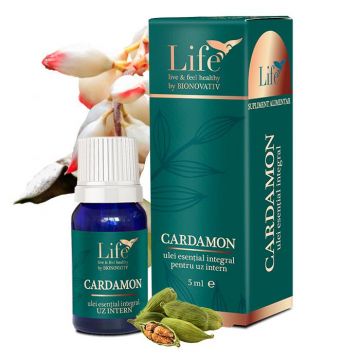 Cardamom, ulei esential integral, 5 ml, DVR Pharm