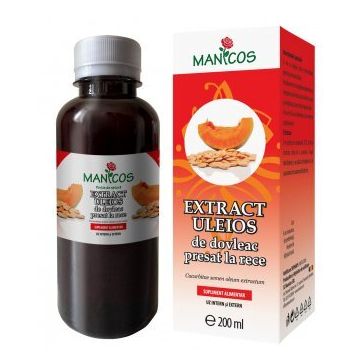 Extract uleios de dovleac presat la rece 200 ml Manicos