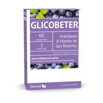 Glicobeter, regleaza glicemia - diabet, 60 tablete, Dietmed, Naturmil